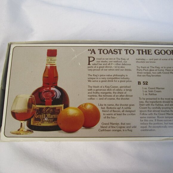 The Keg "Break Loose" The Keg Party Pack Shot Glasses - 1970"s - Vintage - Picture 10 of 11